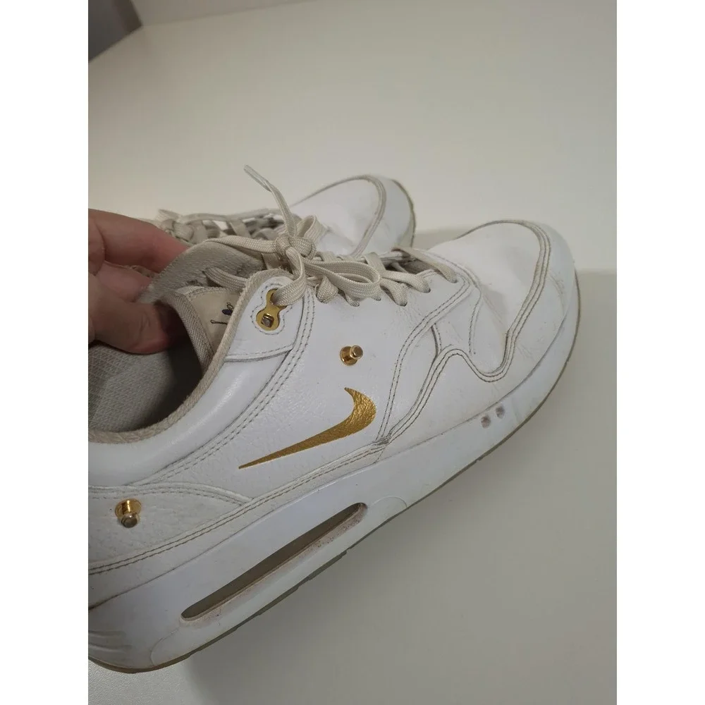 Nike Eastside Golf Everyone's Game Shoes Mens Size 13 White Gold HQ3074-100 READ